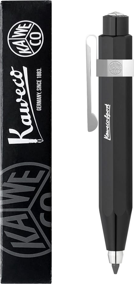 Kaweco - Vulpotlood - 3,2 - Sport Skyline Black - 8 Shape Clip Chrome