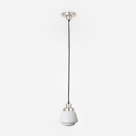 Hanglamp aan snoer High Button 20's Matnikkel - Art Deco Trade