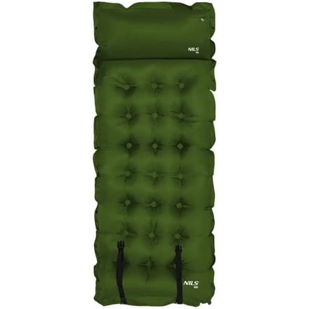 NILS CAMP NC4018 - Zelfopblazende Mat - Met Kussen - Camo Groen - Compact
