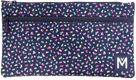 MontiiCo Etui XL - 2 handige vakjes - wasmachinebestendig - Confetti