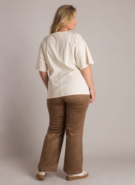YEST CURVE Jorina Tops - Natural - maat 1(48)