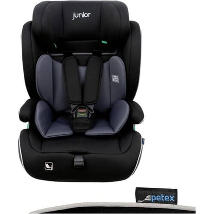 Petex Supreme Plus 1151 ISOFIX schwarz HDPE nach ECE R129 Kinderzitje Zwart