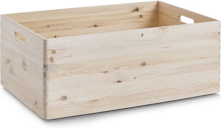 Zeller Houten kist - 60 x 40 x 24 cm - Stapelbaar