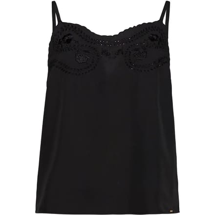 Superdry Studios Upspec Cami Mouwloze Blouse Zwart M Vrouw