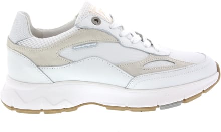 Floris Van Bommel Sfw-10101 Sneakers - Textiel - Dames - Wit - Maat 37