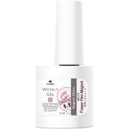Homei - Esther Bunny Weekly Gel Magnet Glitter Nail MG19 Flower Pink Magnet