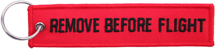 Sleutelhanger RBF zwart/rood #64