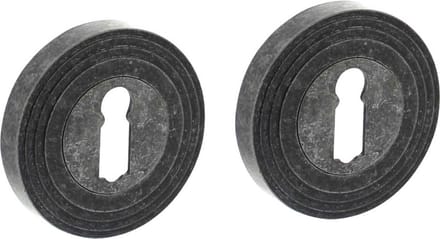 Intersteel Rozet met sleutelgat ø55x10 mm oud grijs