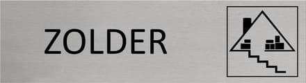 CombiCraft Aluminium deurbordje Zolder 165x45mm - per stuk