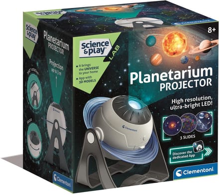 Clementoni Wetenschap & Spel - Planetarium Projector - STEM speelgoed - Planeten en sterren bewonderen - Vanaf 8 jaar