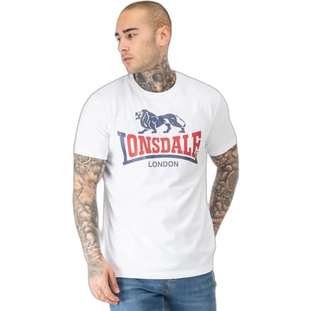 Lonsdale Lion Two Tone heren T-shirt regular fit