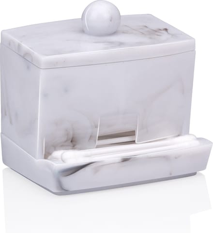 Edco Wattenschijfjes organizer/opberger - 9 x 7 x 8 cm - marmer look