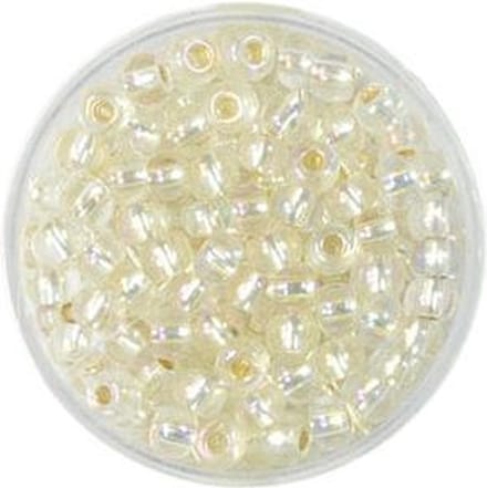 9580-054 Rocailles kristal AB zilverkern 4.5mm