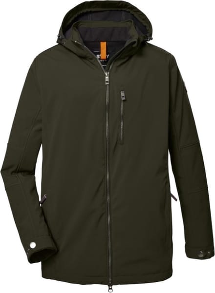 STOY heren softshell jas - winter softshell jas heren - 39808 - donker groen - maat XXL