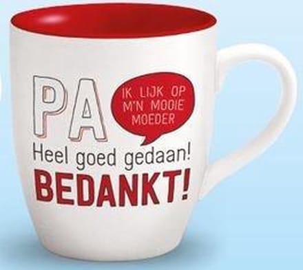 PA ik lijk op mijn mooie moeder.  Heel goed gedaan - bijv voor Vaderdag