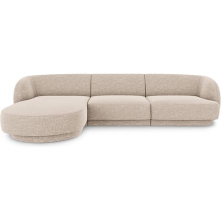 3.5-zitshoekbank Miley links chenille | Micadoni Limited Edition