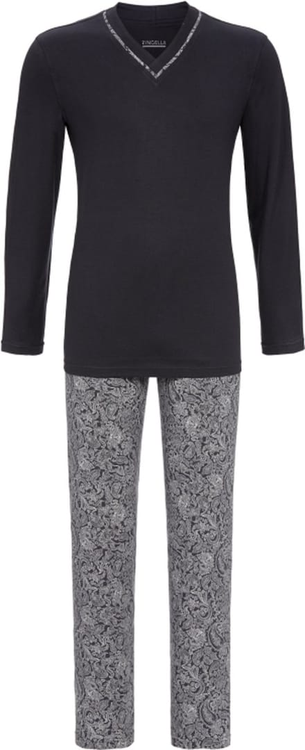 Ringella – Modern Paisley – Pyjama – 2541217 - Anthracite - 54