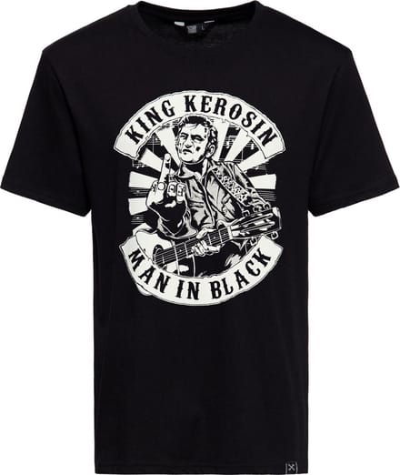King Kerosin T-shirt Classic ''Man In Black'' KKU41066