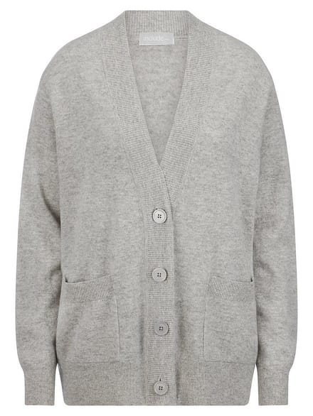 Vest 100% kasjmier Van include grijs