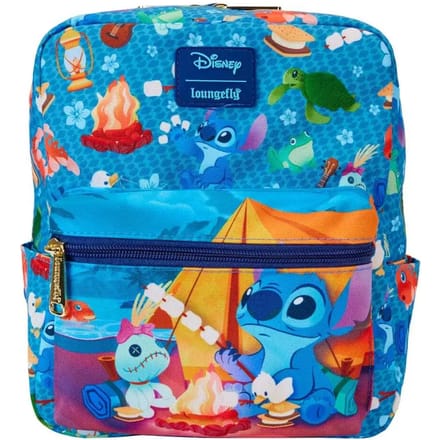Rugzak Loungefly Disney Mini Lilo and Stitch Camping Cuties AOP