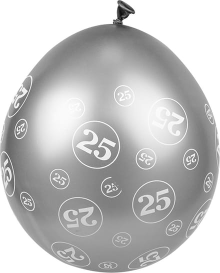 Balloons - 25 jaar getrouwd
