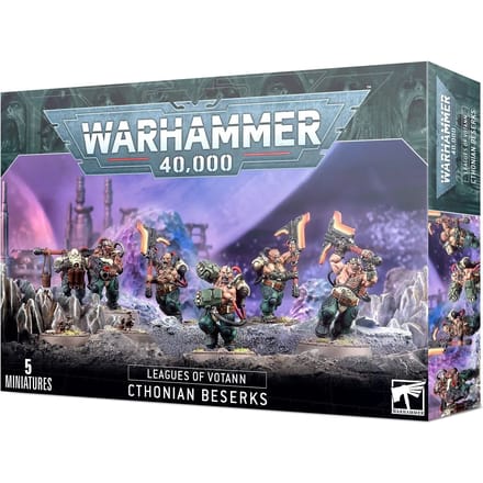 Figurine Ligues de Votann Games Workshop Warhammer 40k Berserks Cthoniens
