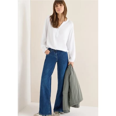 Blouse in effen kleur