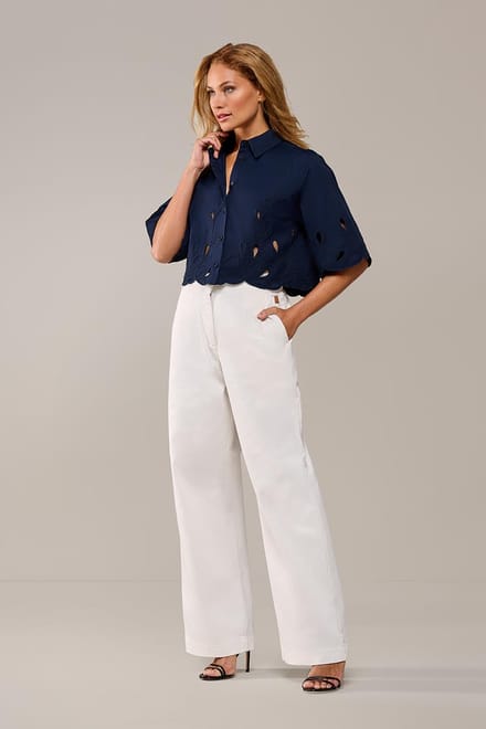 Tirzy Blouse Navy