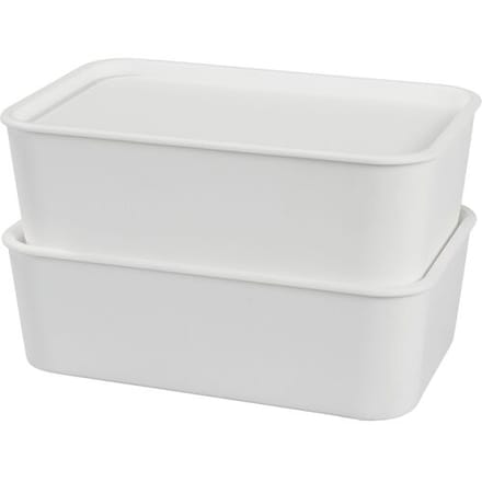 W5 Opbergboxen met deksel 2,5 L - 4 stuks