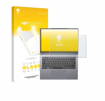 upscreen - Screenprotector voor Tuxedo InfinityBook Pro 14 Gen 10 - Folie Beschermfolie Beschermglas matte