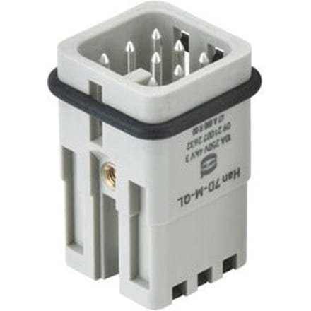 Han 7D-M Snelsluiting Mannelijke Invoeg 10A 1.5mm² - 09210072632