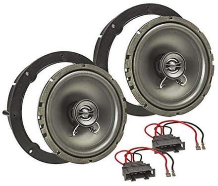 Luidsprekerinstallatieset - Auto audio - Auto geluid - 165mm coaxiaal - 100 Watt - Zwart