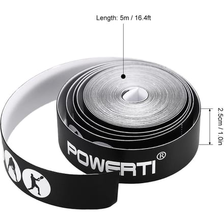 Racket Guard Tape Tennisracket Hoofdbescherming Tape Sticker wit