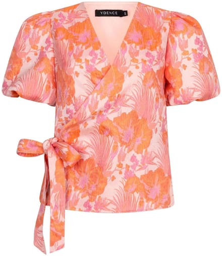 Ydence Blouse Top Hillary Os2625 081 Orange Dames Maat - S