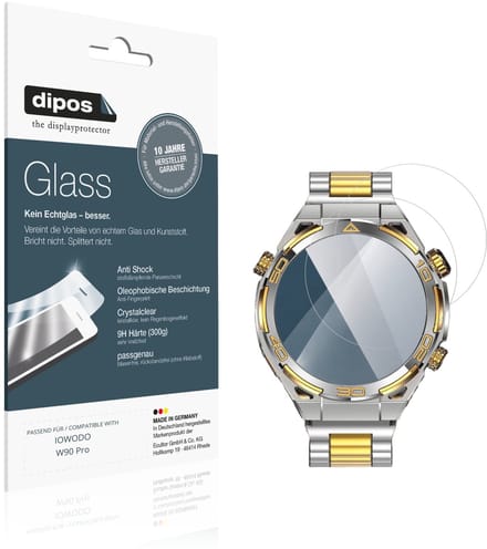 dipos – 2x Pantserfolie geschikt voor IOWODO W90 Pro | 9H Screenprotector
