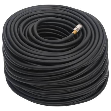 vidaXL - Luchtslang - hybride - 0,6'' - 100 - m - rubber - en - PVC - zwart