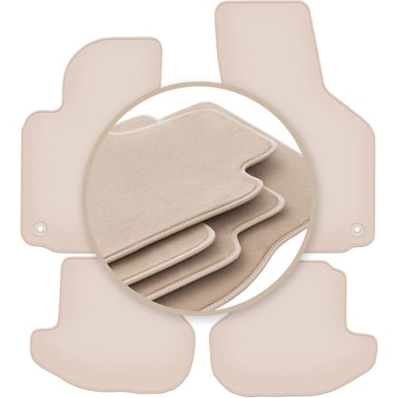 PREMIUM beige vloermatten voor: Volkswagen Eos cabrio 2005-2015