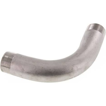 L-Pijp R1 1/4" RVS 16bar