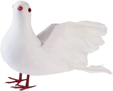 Bruiloftsdecoratie decoratie duif witte bruiloftsduiven decoratie 17×2