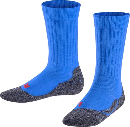 FALKE Active Warm dik ademend wol functioneel materiaal sokken kinderen blauw - maat 35-38