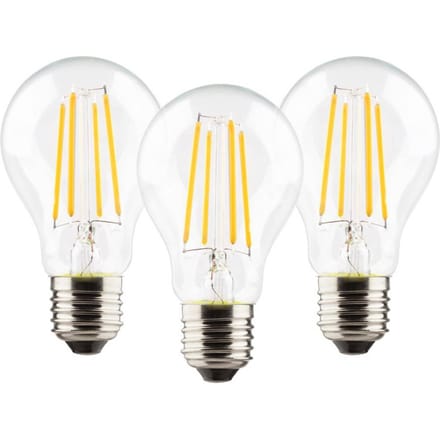 Müller-Licht LED lamp E27 7W 827 Filament 3er