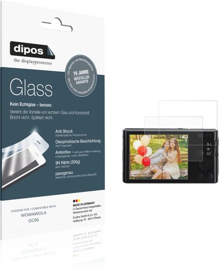 dipos – 2x Matte Pantserfolie geschikt voor WOWAWOLA DC06 | 9H Screenprotector