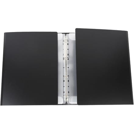 Bladmuziekmap A4-formaat Piano Partituur Binder Uitneembaar 4 Pagina's Uitvouwbaar Papier Opbergmap black