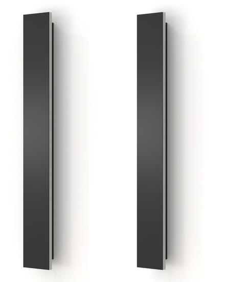 Calex Montevia Villa Wandlamp - Buitenverlichting - Warm Wit Indirect licht - LED - Waterdicht - 60 cm - Zwart - 2-Pack