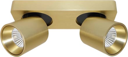 Artdelight - Spot Laguna 2 lichts L 22 cm B 8,5 cm mat goud