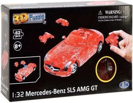 3D Puzzel Mercedes-Benz SLS AMG GT - 1:32 - Happy Well