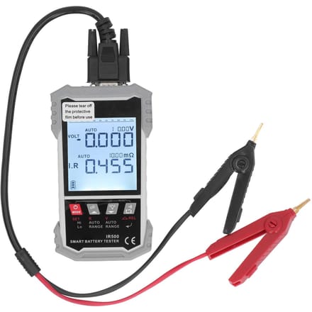 Batterij Interne Weerstand Tester Auto Automotive Lithium Alkaline Batterijen Analyzer 0m Ohm ~500 Ohm white