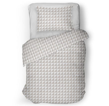 Snoozing Irina Dekbedovertrek - Eenpersoons - 140x200/220 cm - Beige