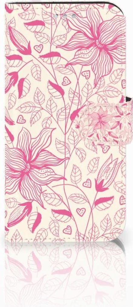 Samsung Galaxy S7 Hoesje Pink Flowers