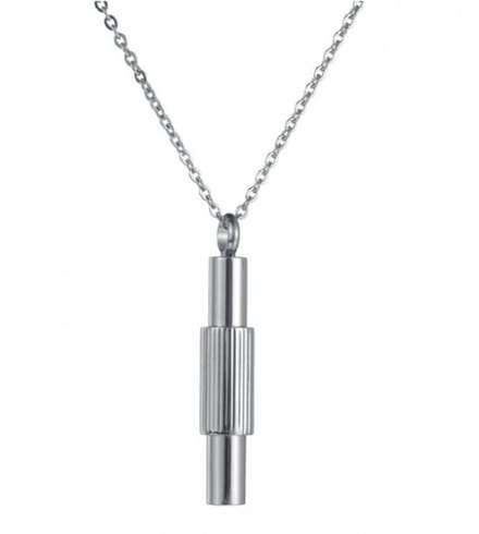 Urn ketting RVS zilverkleur - Charme Bijoux